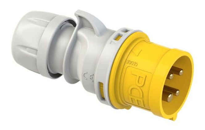 Hovedbilde 16A 110V 3P+E han kontakt for kabel, gul