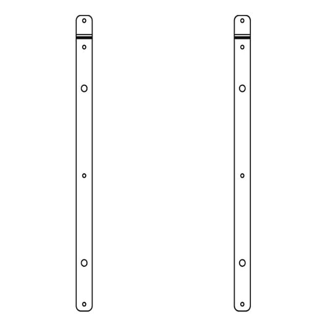 Hovedbilde Rigging plates for SB18 IIi White
