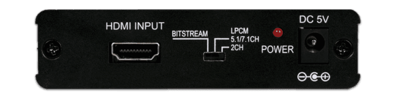 HDMI 1.3 Audio De-Embedder (7.1LPCM) Pass-Through