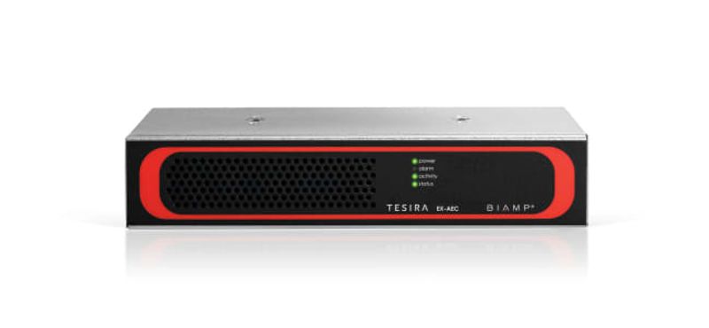 Biamp Tesira 4 channel mic/line input expander with AEC and PoE+
