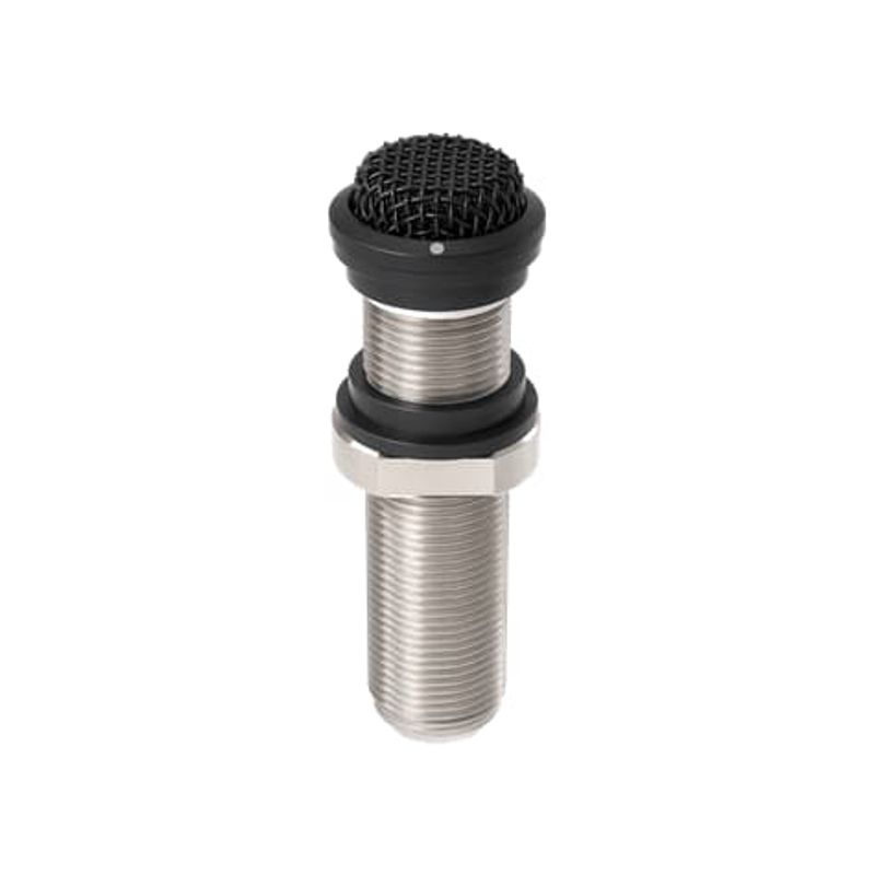 Miniature Card Cond 3-Pin Flush-Mount Boundary Mic, Sort