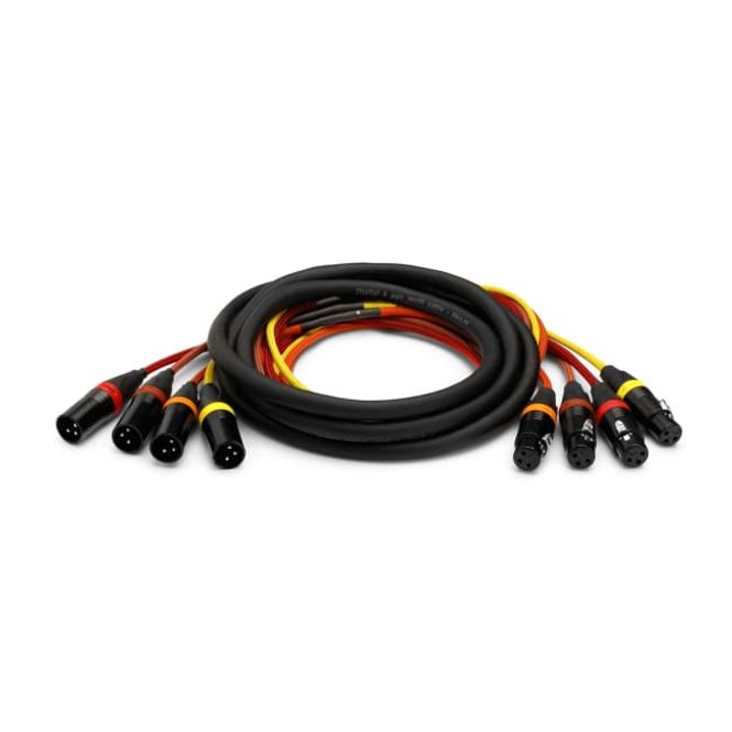 Hovedbilde 4-PAR kabel 4 x XLR-F til 4 x XLR-M, 3P, 50m