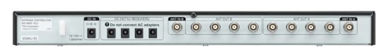 TOA Antenne split m/2x antIP, 4 ut.VHF/UHF,HUSK PSU AD-5000-6 ER
