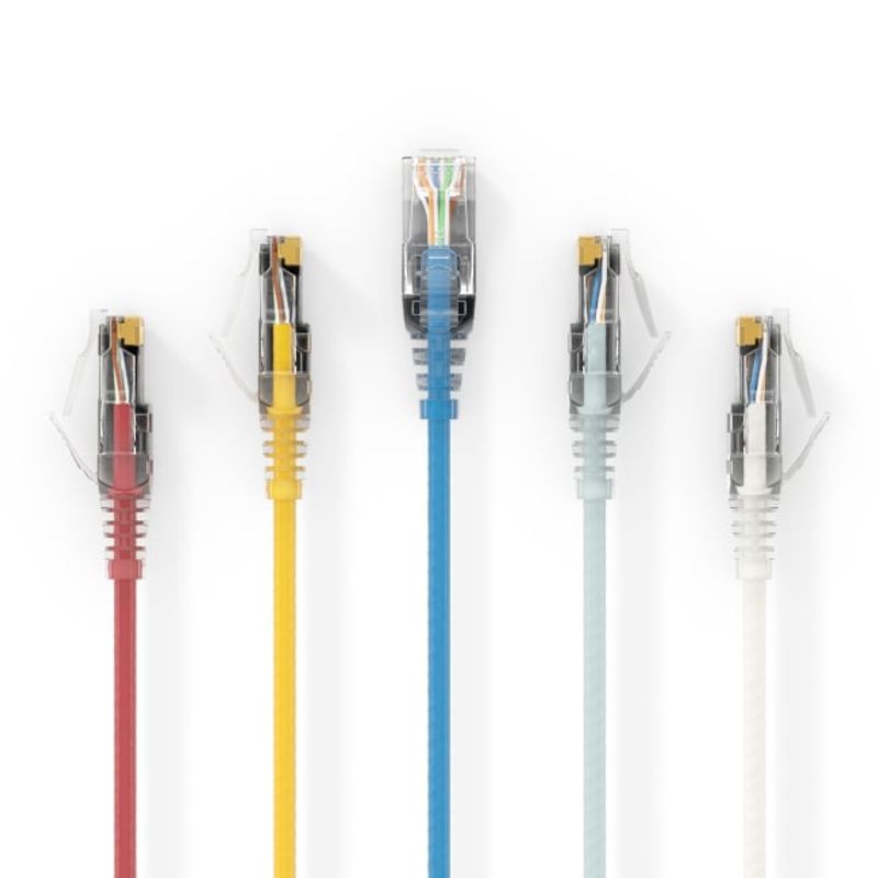 PureLink Kabel CAT 6 Patchekabel SLIM - UTP - LSOH 0,5m Rød