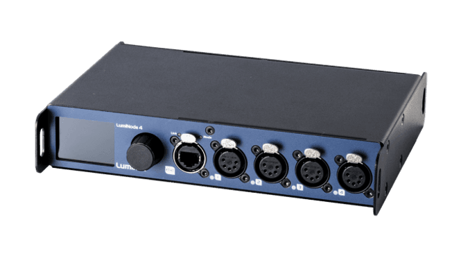 Hovedbilde LumiNode4 4x5PIN DMX, 6 processing engines, 1/2 rack