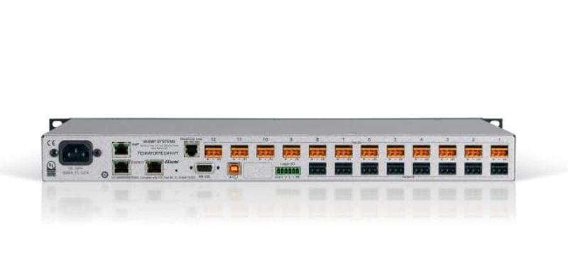 DSP 12 Inn/8 Ut AEC USB TCP/IP RS232 GPIO VOIP RJ45,DANTE
