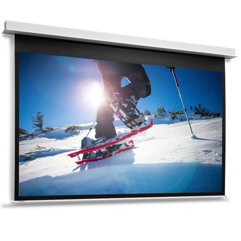 Projecta Lerret mot.,Innfelt,DescenderPro 119x190 Matte White,16