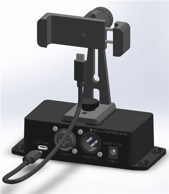 Hovedbilde DigiDock for DW4, 1xDLT400, med bord/vegg/tak brakett