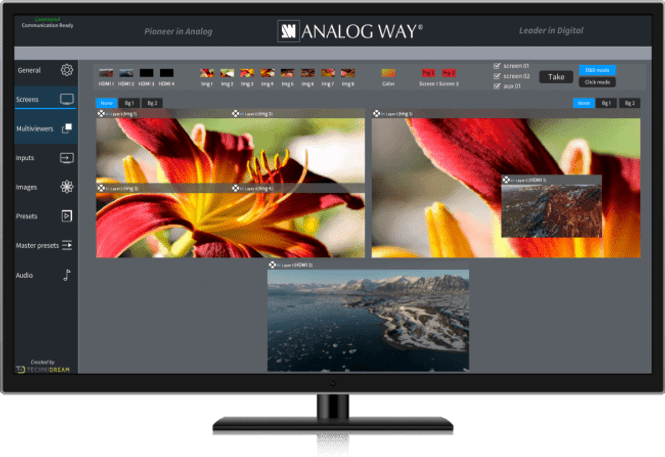 Hovedbilde Crestron driver og Smart Graphics for Aquilion