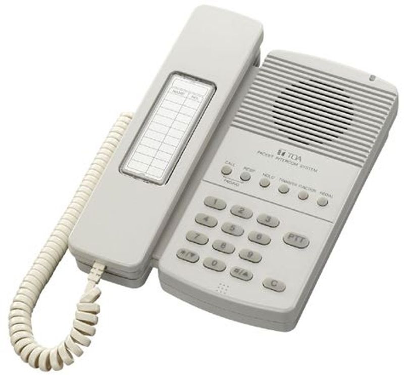 TOA Hovedapparat Høyttalende, analogt, 4t