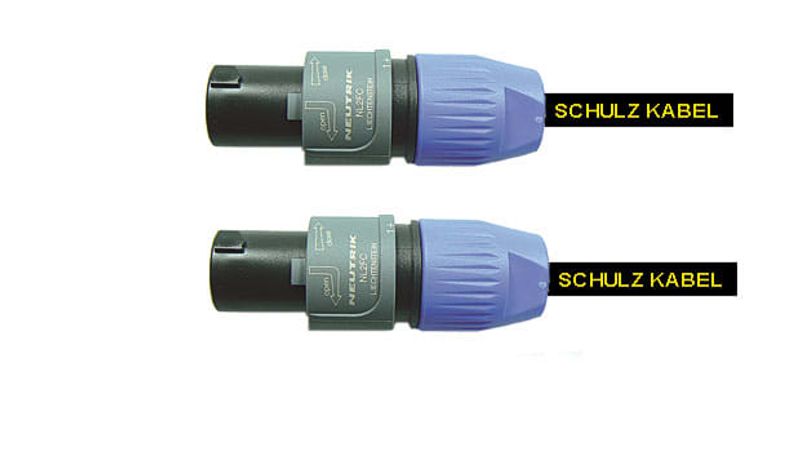 Schulz Høyttalerkabel Speakon 2x4mm2 10m