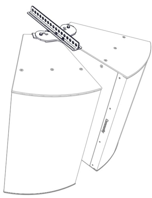 Hovedbilde Dobbel HORIZ. SPLAY KIT FOR 3 Veis I Serien Modeller Sort