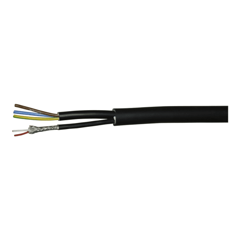 Hybridkabel 3G1,5mm2 + digital signal (rull a 50m)
