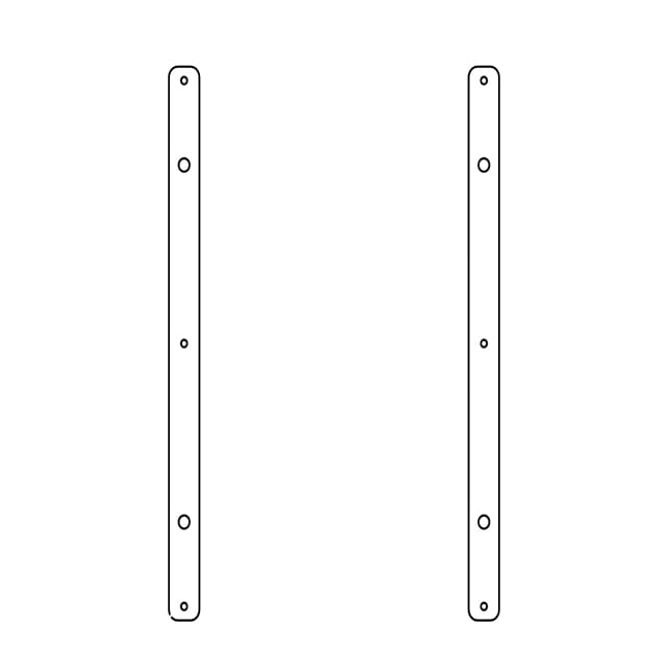 Hovedbilde End rigging plates for SB18 IIi