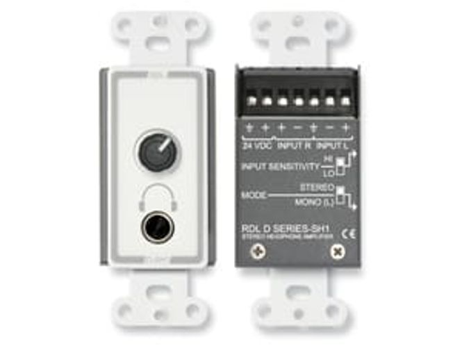 Hovedbilde RDL Forsterker Hodetelefon Stereo 6,3mm for US-veggboks