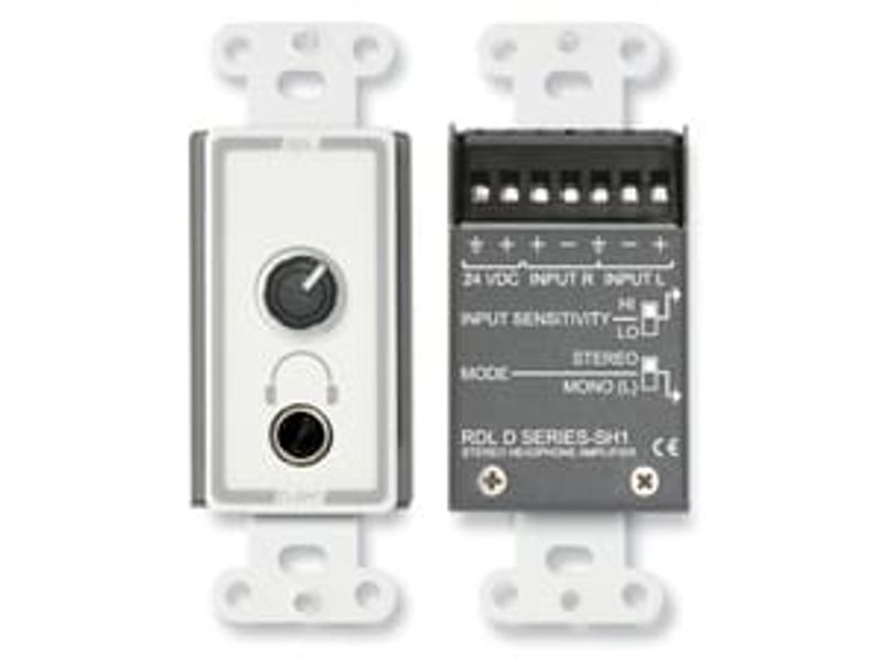 RDL Forsterker Hodetelefon Stereo 6,3mm for US-veggboks