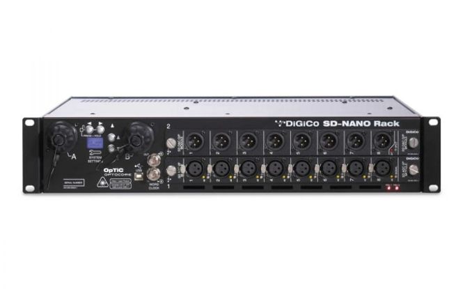Hovedbilde DiGiCo SD-NANO Rack 192khz (unloaded) with OpticalCON Optics