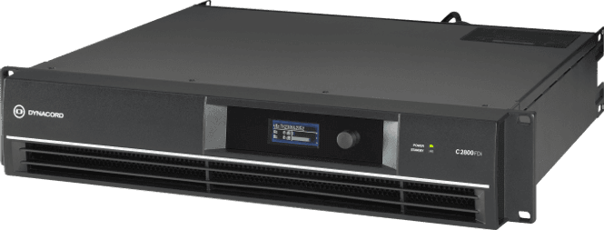 Hovedbilde Dynacord Forsterker DSP 2x1400W 4ohm 2U Inst, 2xLavOhm eller 2x1