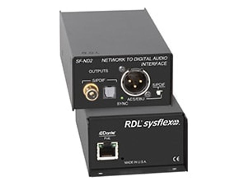 RDL Dante AES/EBU + SPDIF Ut