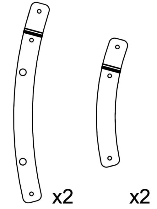 Hovedbilde Rigging plates for A10i Wide(RAL)