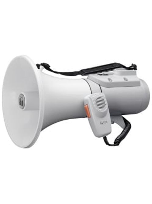 Hovedbilde TOA Megafon Mikrofon Skulderreim Sirene 23W