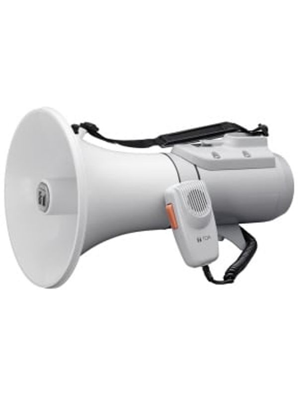 TOA Megafon Mikrofon Skulderreim Sirene 23W