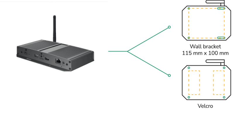 XMP-8550 høytytende kioskprosessor og 4K mediespiller