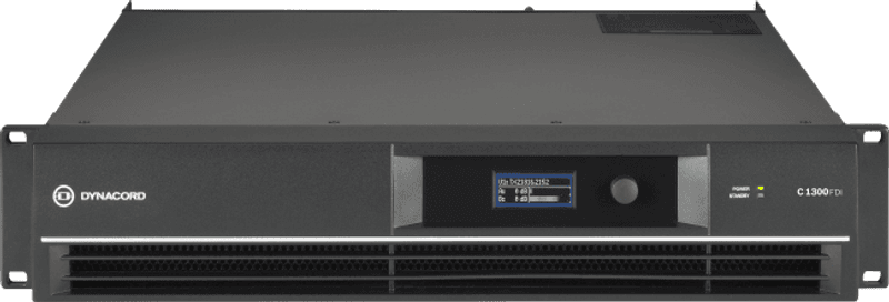 Dynacord Forsterker DSP 2x650W 4ohm 2U Inst. 2xLavOhm eller 1x70