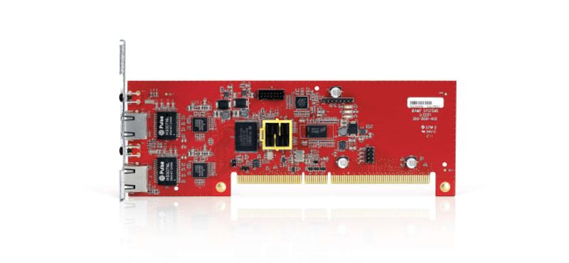 AVB network card kit capable of up to 420x420 channels