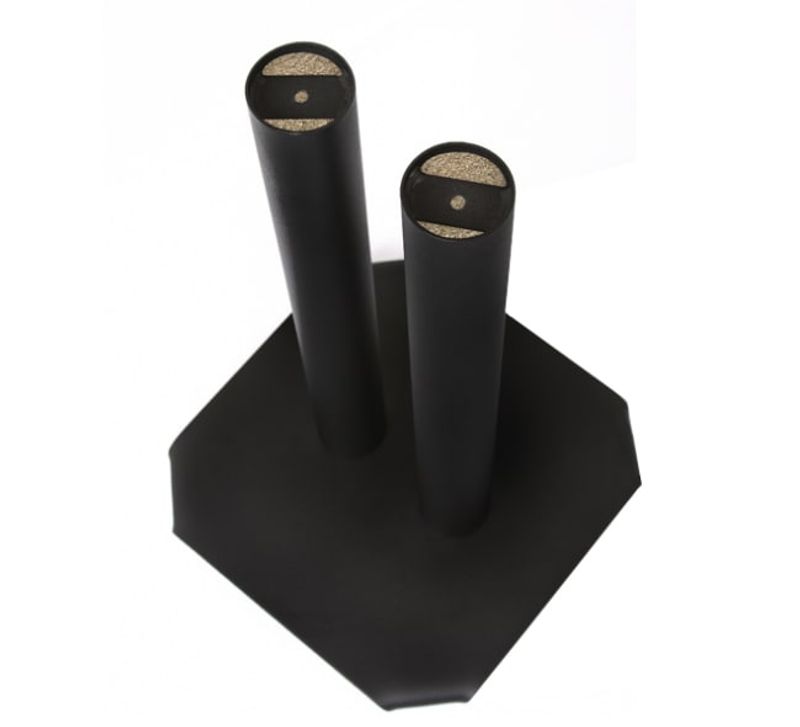 Høyttalerstativ 60cm Sort