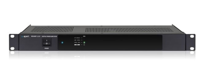 Hovedbilde Forsterker, klasseD 1x120W@100V eller @4Ohm,vifteløs, 1U,19