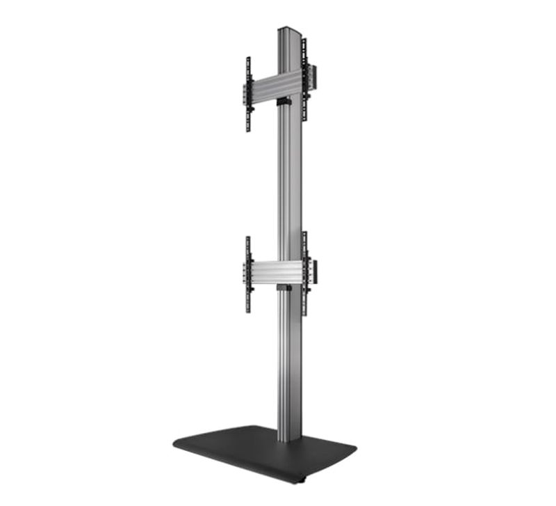 Dobbel stack gulvstativ. Silver 2.4m