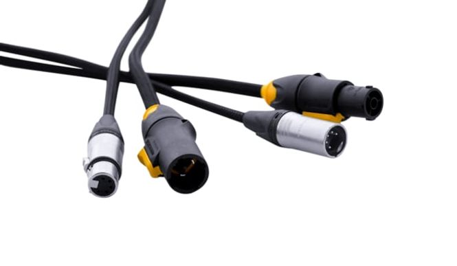 Hovedbilde Hybridkabel DMX TrueCon 1,5mm2 + 3P XLR, 6m