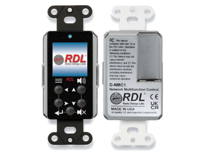 Hovedbilde Network Remote Control with Screen - Dante - Black