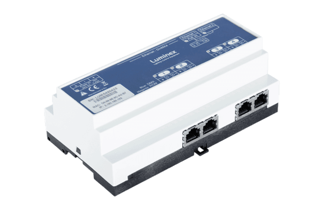 Hovedbilde Ethernet-DMX converter, RJ45, DIN montering