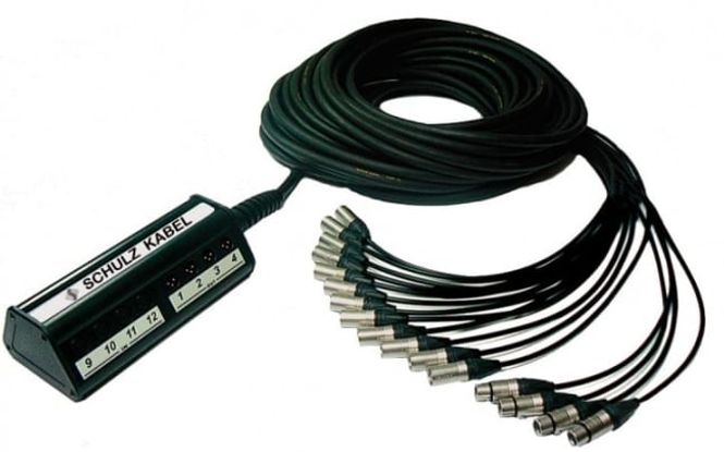 Hovedbilde Schulz Multikabel 16mic/4retur, 15m, XLR stagebox & fanout