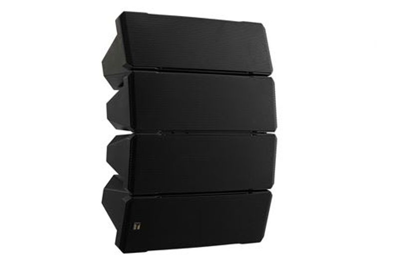 TOA Høyttaler Passiv Kabinett x4 Linearray 750W 8ohm IP Sort