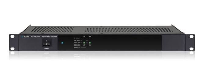 Hovedbilde Forsterker 2x60W@100V/4Ohm,1x120W@100V/8Ohm,vifteløs,1U,19