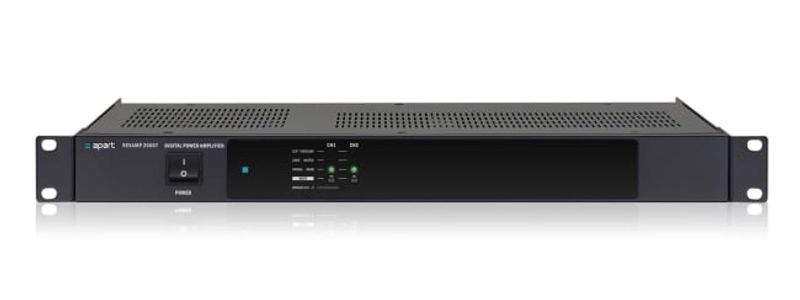 Forsterker 2x60W@100V/4Ohm,1x120W@100V/8Ohm,vifteløs,1U,19