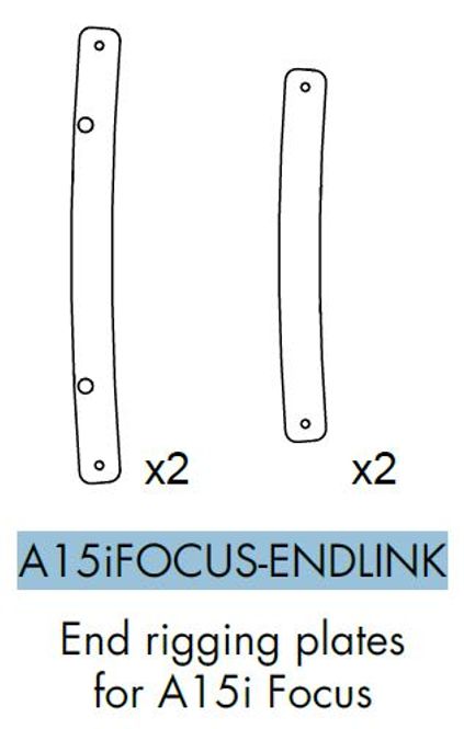 Hovedbilde End rigging plates f/A15iW Focus (white)