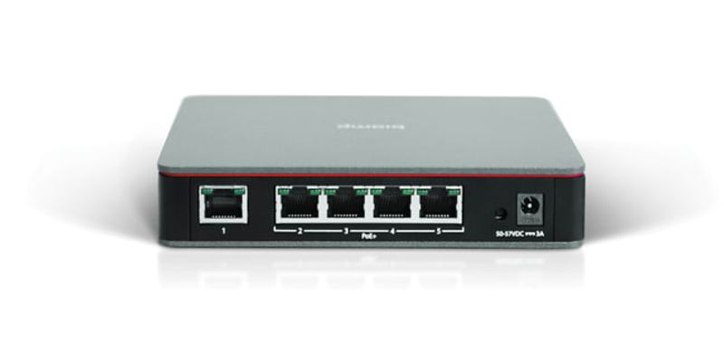 Tesira Connect - Switch AVB/Dante bridge 5-port (4xPoE+)