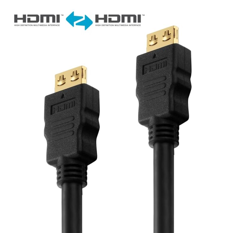 Kabel HDMI PureInstall 3m Sort