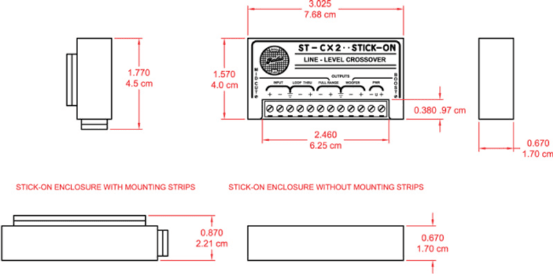 RDL Two Band Active Line-level Crossover