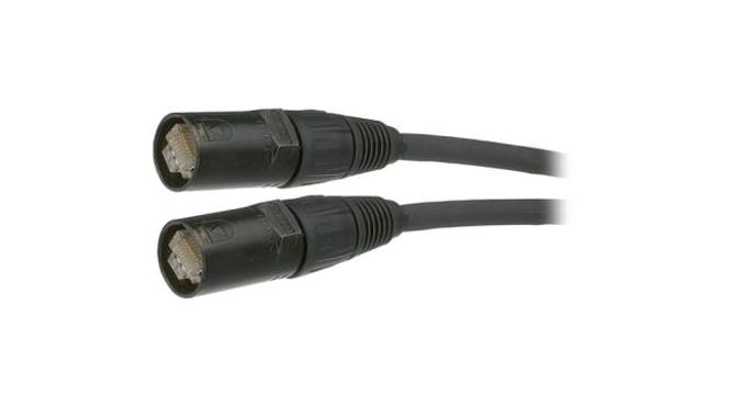 Hovedbilde Ethercon kabel Cat6e, sort - 24m