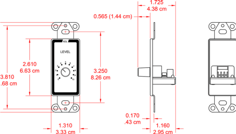 RDL Potentiometer 10K lin for US-vegboks