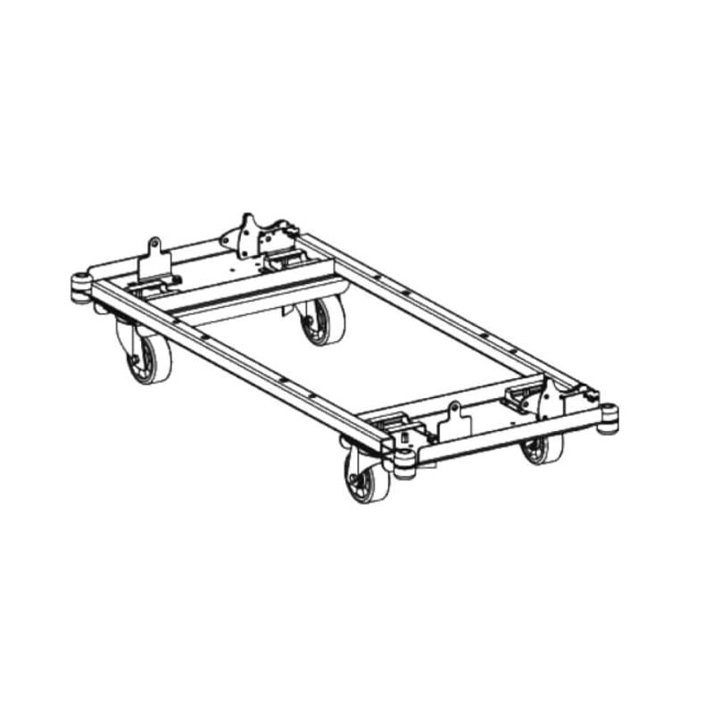 Transportvogn for 4 stk K2