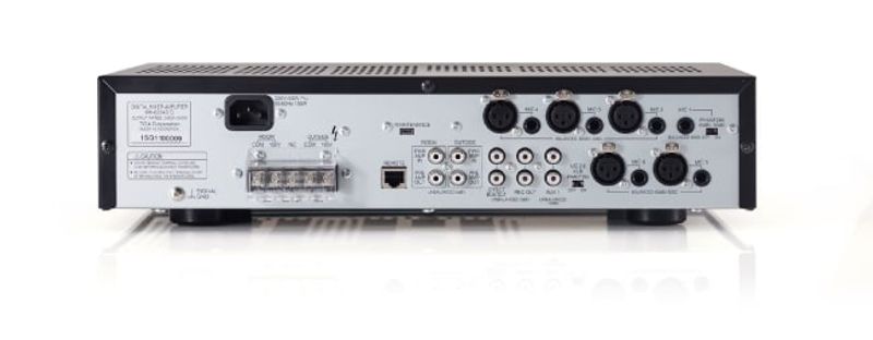 TOA Mikseforsterker 2x 240W, 100V, 6mic (5xXLR), 2 Aux, klang