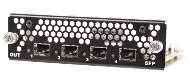 Hovedbilde Opt. OP conn. card w/4x SFP+ Aquilon C/Aquilon C+