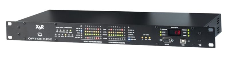 X6R-TP-DualMI, 1x Second PSU, 8ch MicIP,dual Preamp&Conv.