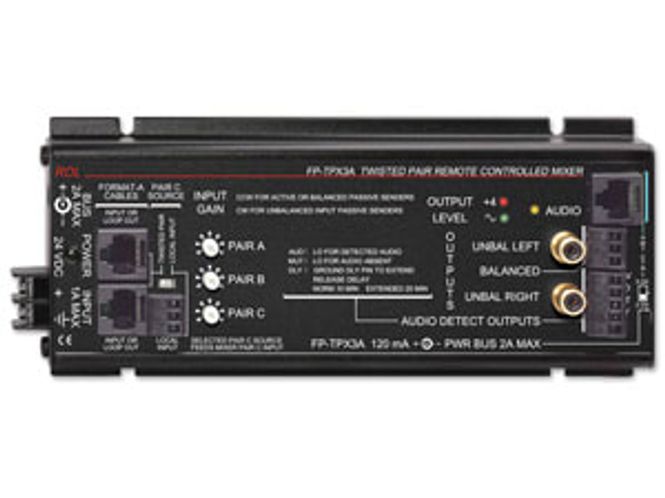 Hovedbilde RDL Format-A Twisted Pair Remote Controlled Mixer
